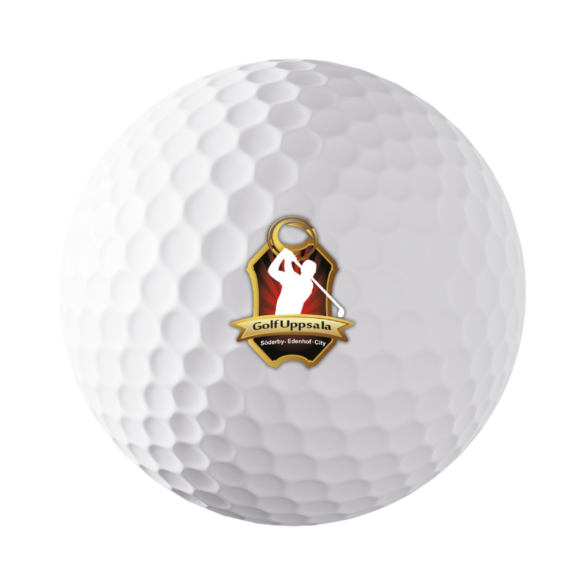 Beställ ditt företags logobollar via oss på GolfUppsala
