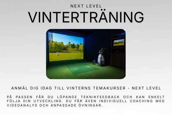 Vinterträning golf med GolfUppsala