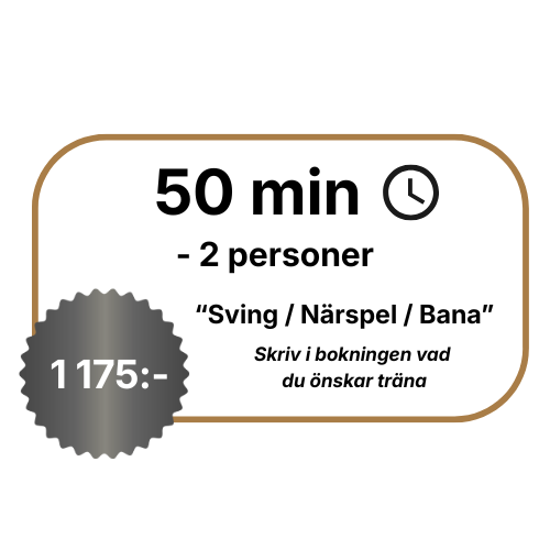 Ta lektion hos oss på GolfUppsala och gör dintt spelande roligare!