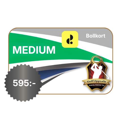 Bollkort medium GolfUppsala