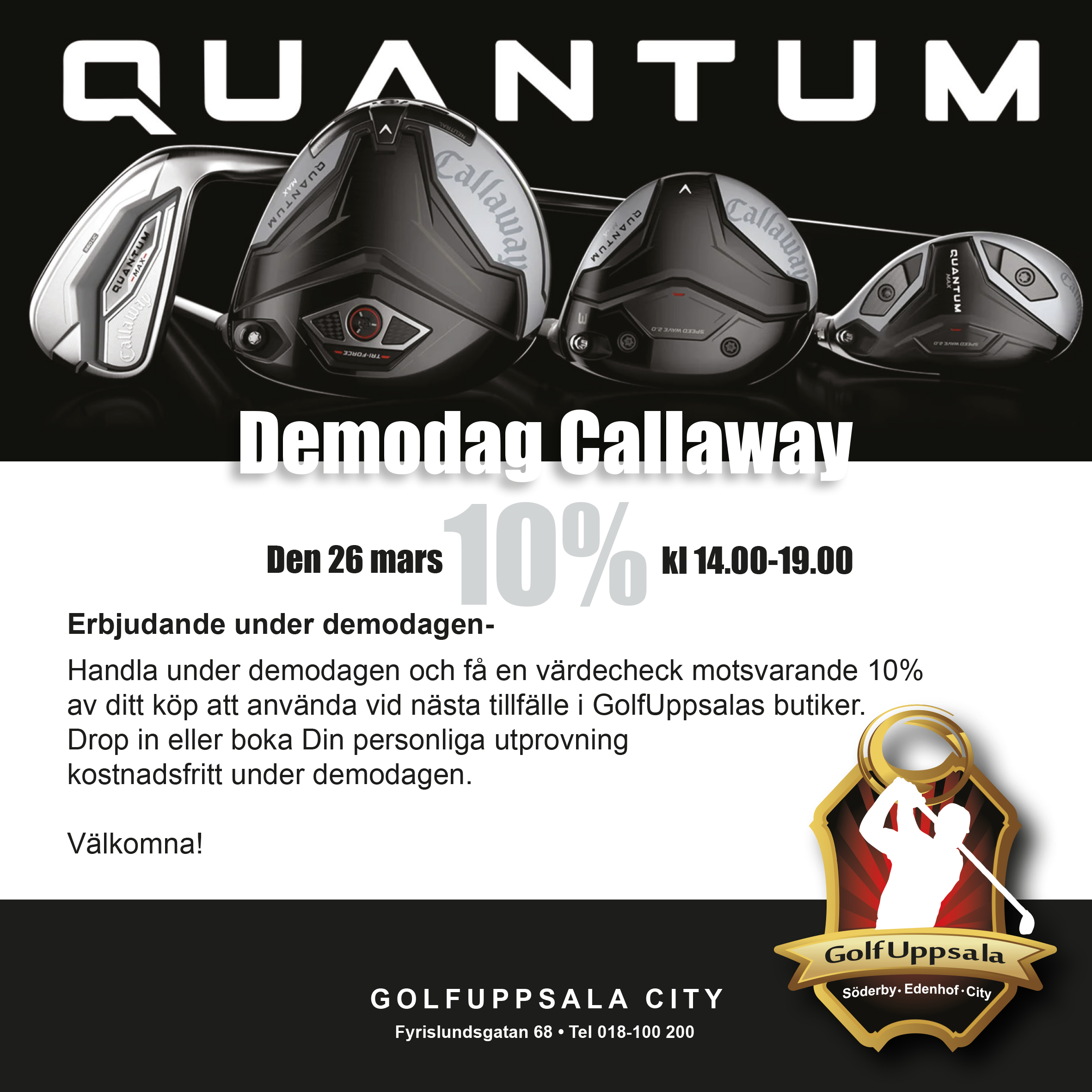 Callaway Demodag Uppsala, GolfUppsala City