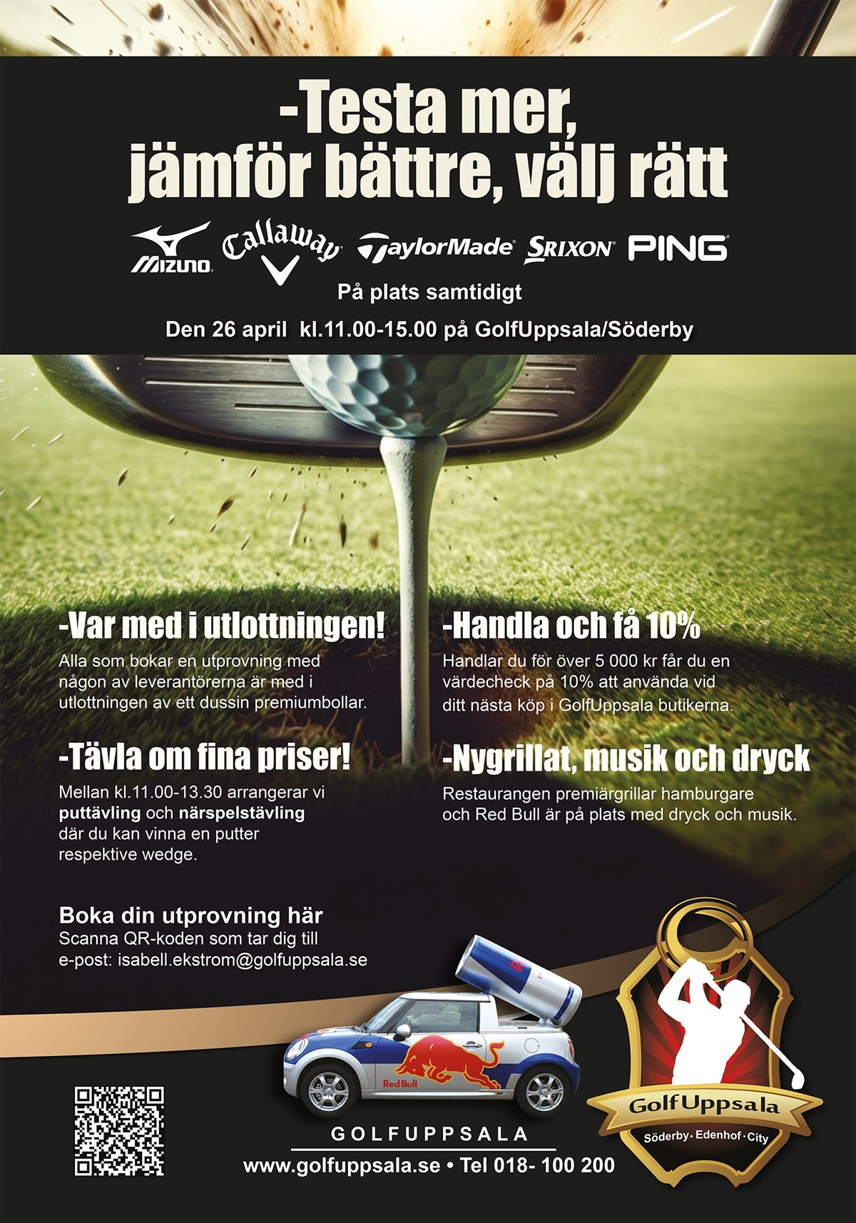 Inspirationsdag 26e April på GolfUppsala